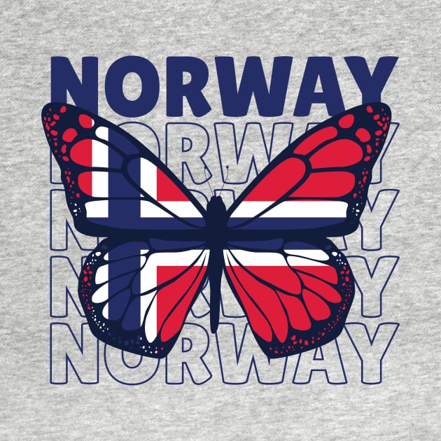 I Love Norway // Norwegian Flag // Norwegian Pride by SLAG_Creative